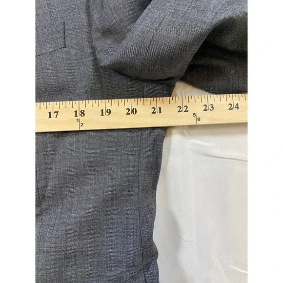 Lauren‎ Ralph Lauren Mens Grey Wool Blend Blazer Jacket Size 40R - Picture 5 of 13